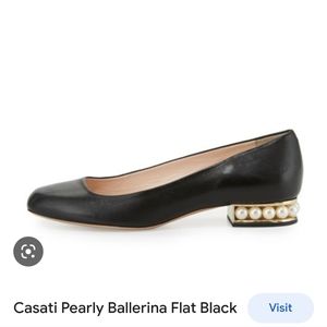 Nicholas kirkwood Casati pearl accents black napa leather